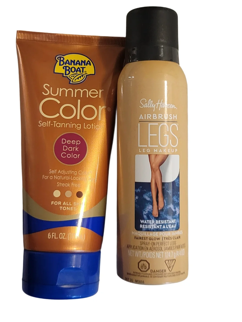 Banana Boat Self Tanner + Sally Hansen Airbrush Legs Bundle